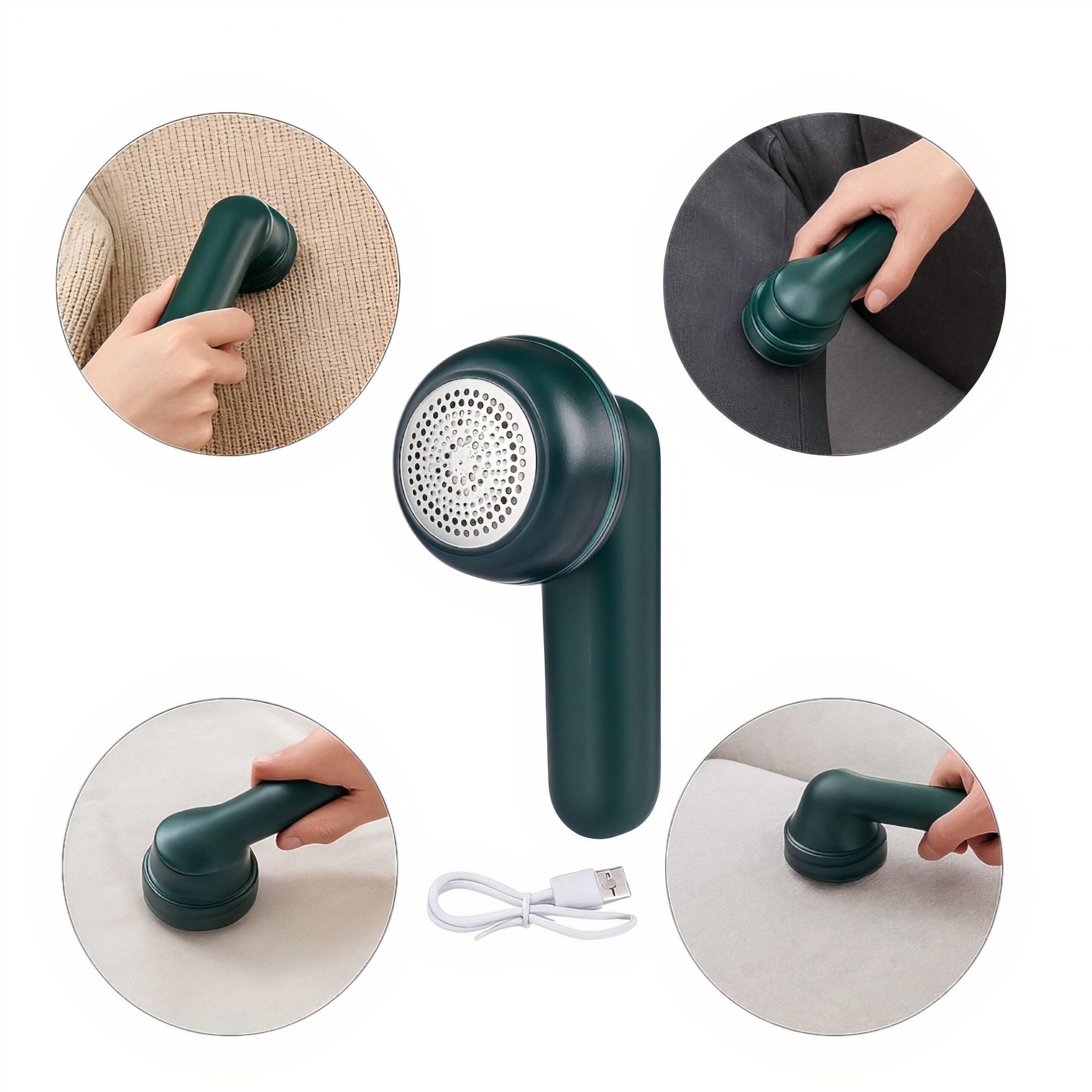 Aparat pentru Îndepărtarea Scamelor 13×8cm din Plastic Rezistent – ​​Curăță Rapid Hainele și Textilele