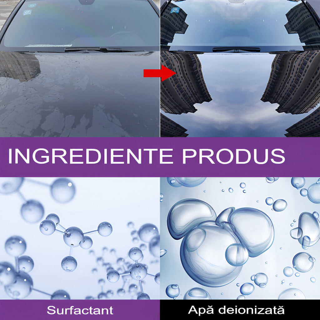 Spray 3-în-1 pentru Curățare, Lustruire și Protecție Auto – Fără Apă, Repară Zgărieturi și Redă Luciul