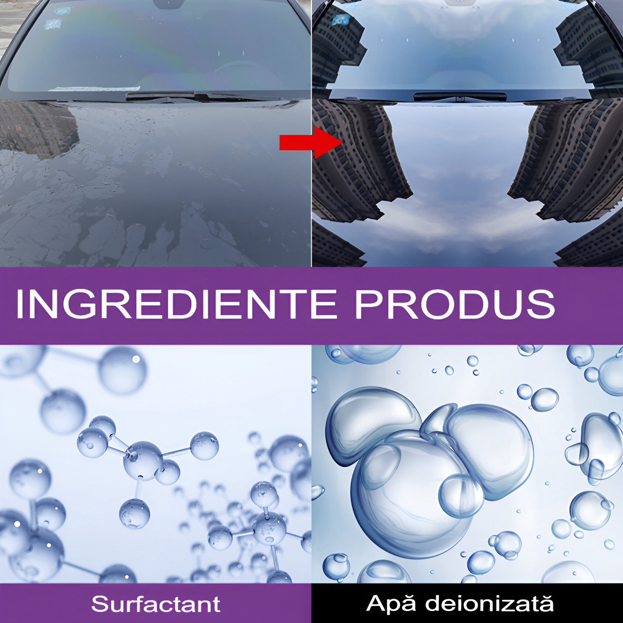 Spray 3-în-1 pentru Curățare, Lustruire și Protecție Auto – Fără Apă, Repară Zgărieturi și Redă Luciul