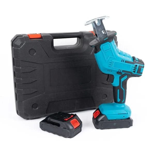 Fierăstrău sabie cu 2 acumulatori 48V 2000mAh, valiză și accesorii incluse