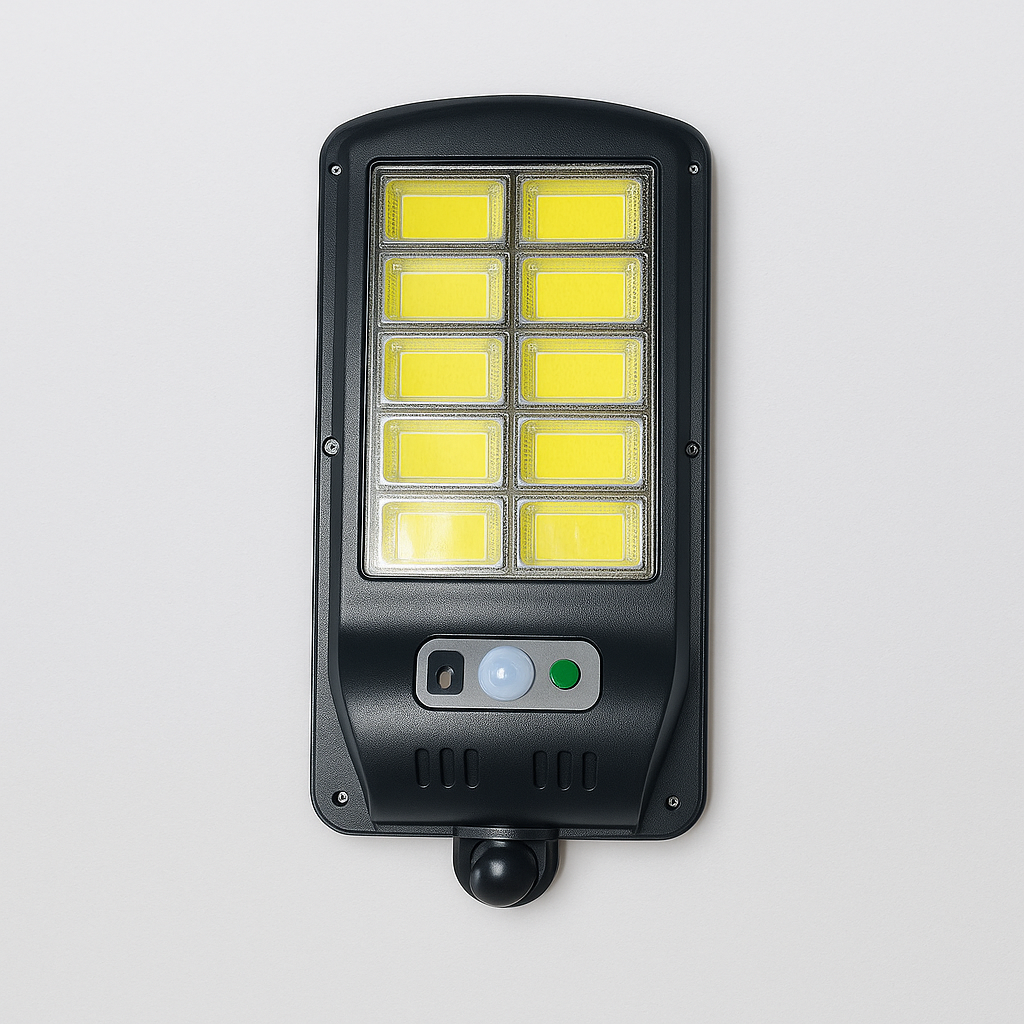 Lampă Stradală Solară LED 119 SMD cu Senzor de Mișcare și Telecomandă – Iluminare Puternică, IP65