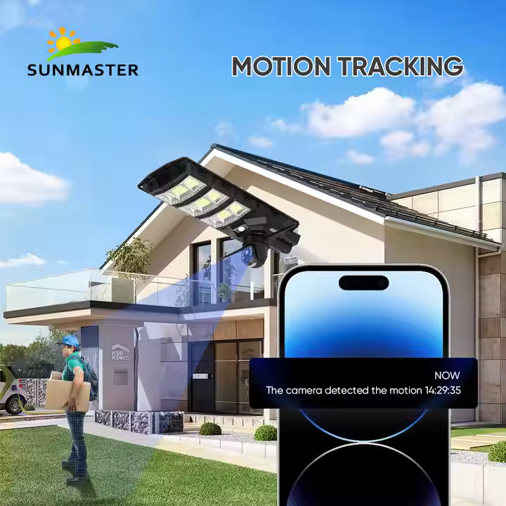 Lampa Solară cu Cameră de Supraveghere Încorporată, 4G, IP65, 450W 