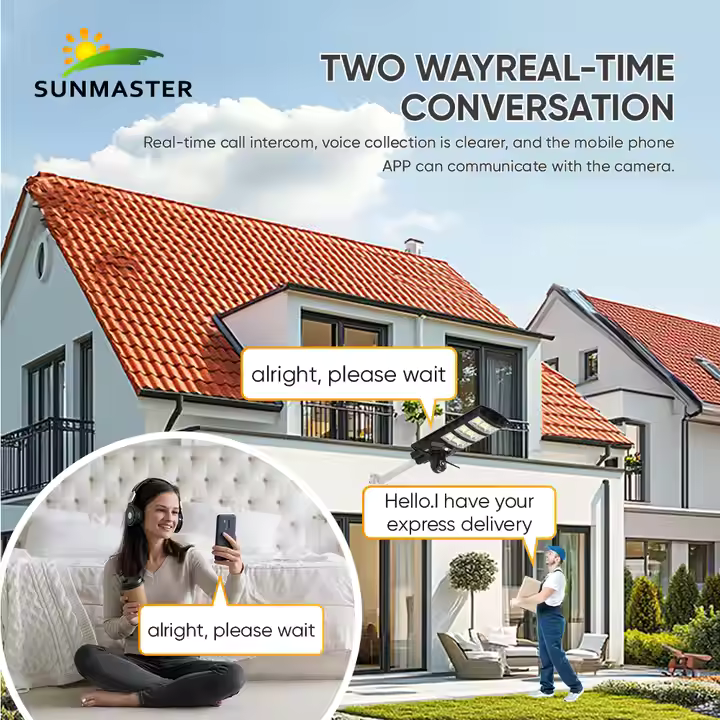 Lampa Solară cu Cameră de Supraveghere Încorporată, 4G, IP65, 450W 