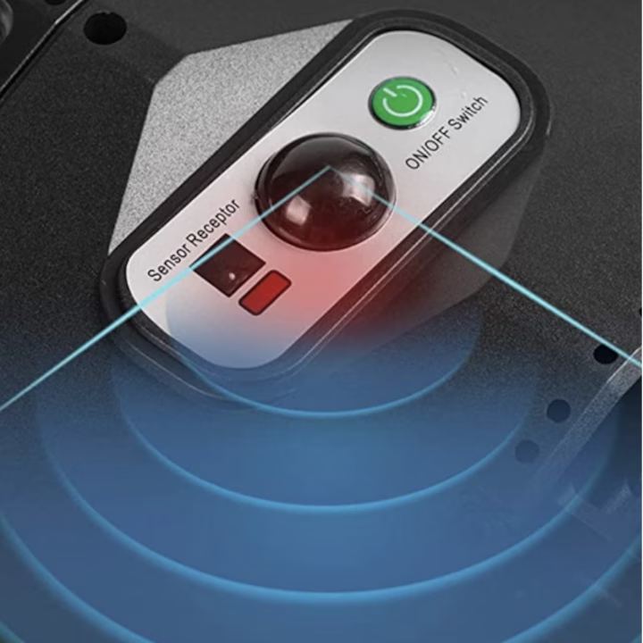 Lampă Stradală Solară LED 150W, cu 12 Casete, Senzor de Mișcare, IP65