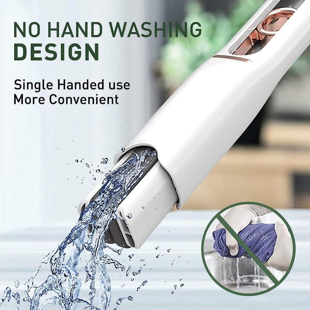 Mini Mop de mână 29x12cm cu burete pliabil – stoarcere rapidă, compact și super-absorbant