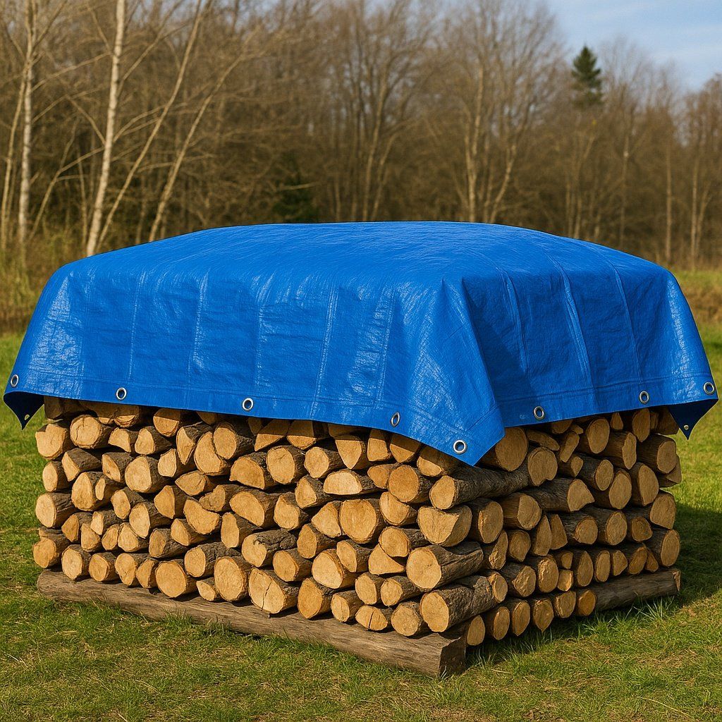 Prelată Impermeabilă cu Inele 3x4 m – Polietilenă Rezistenta, Tratată UV, Antimucegai și Reutilizabilă